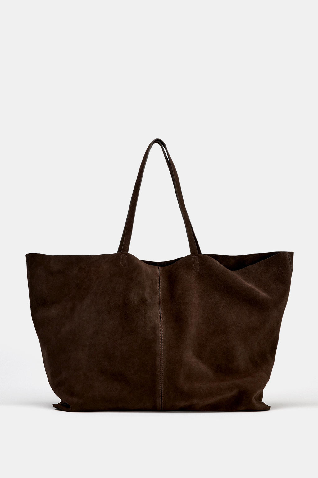 Maxi shopper en croute de cuir