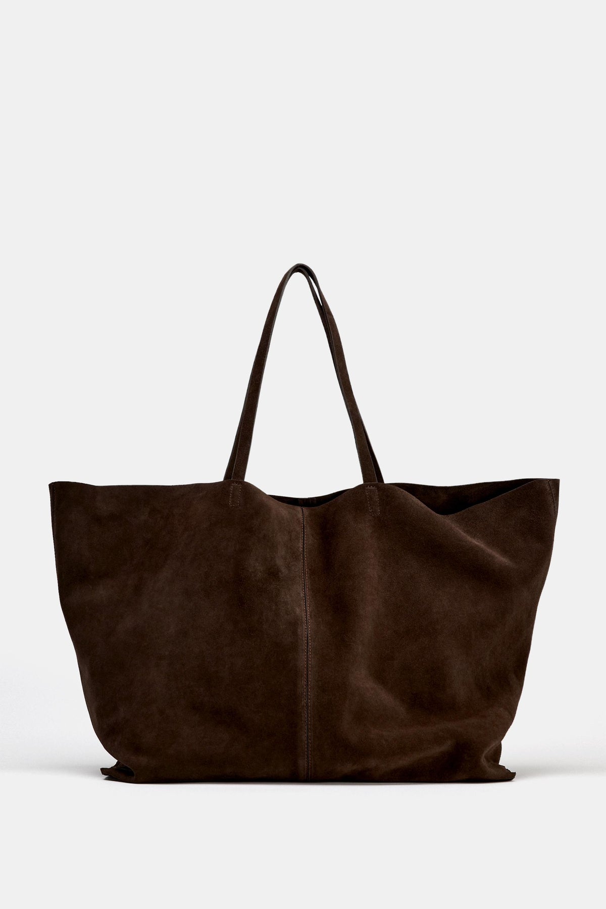 Maxi shopper en croute de cuir