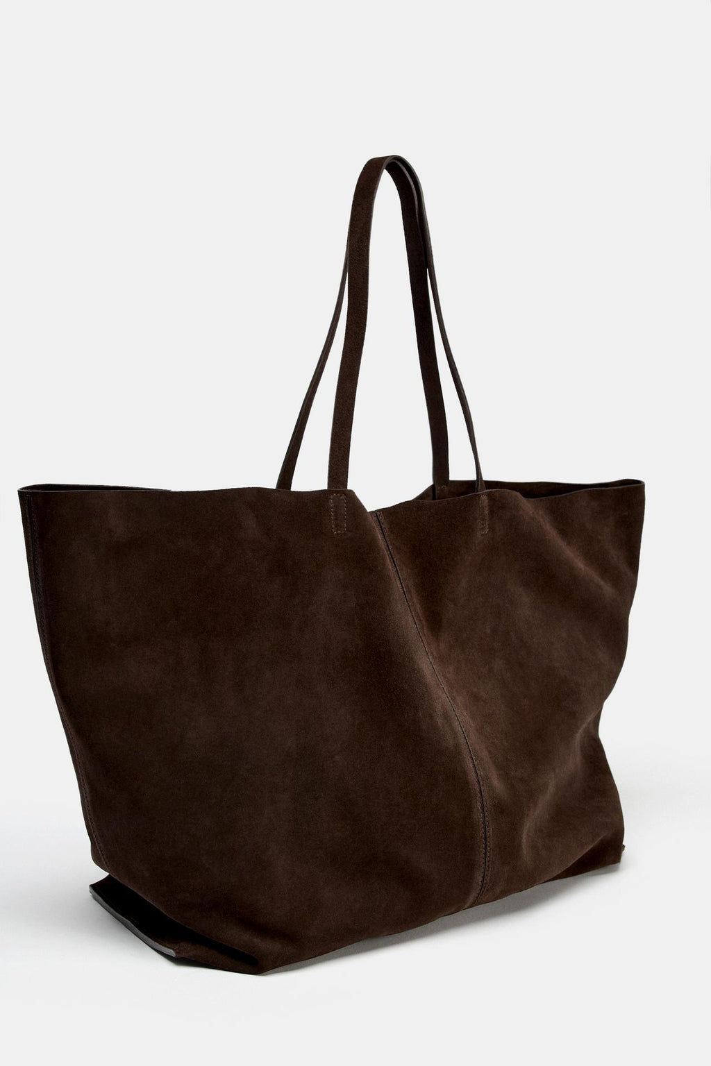 Maxi shopper en croute de cuir