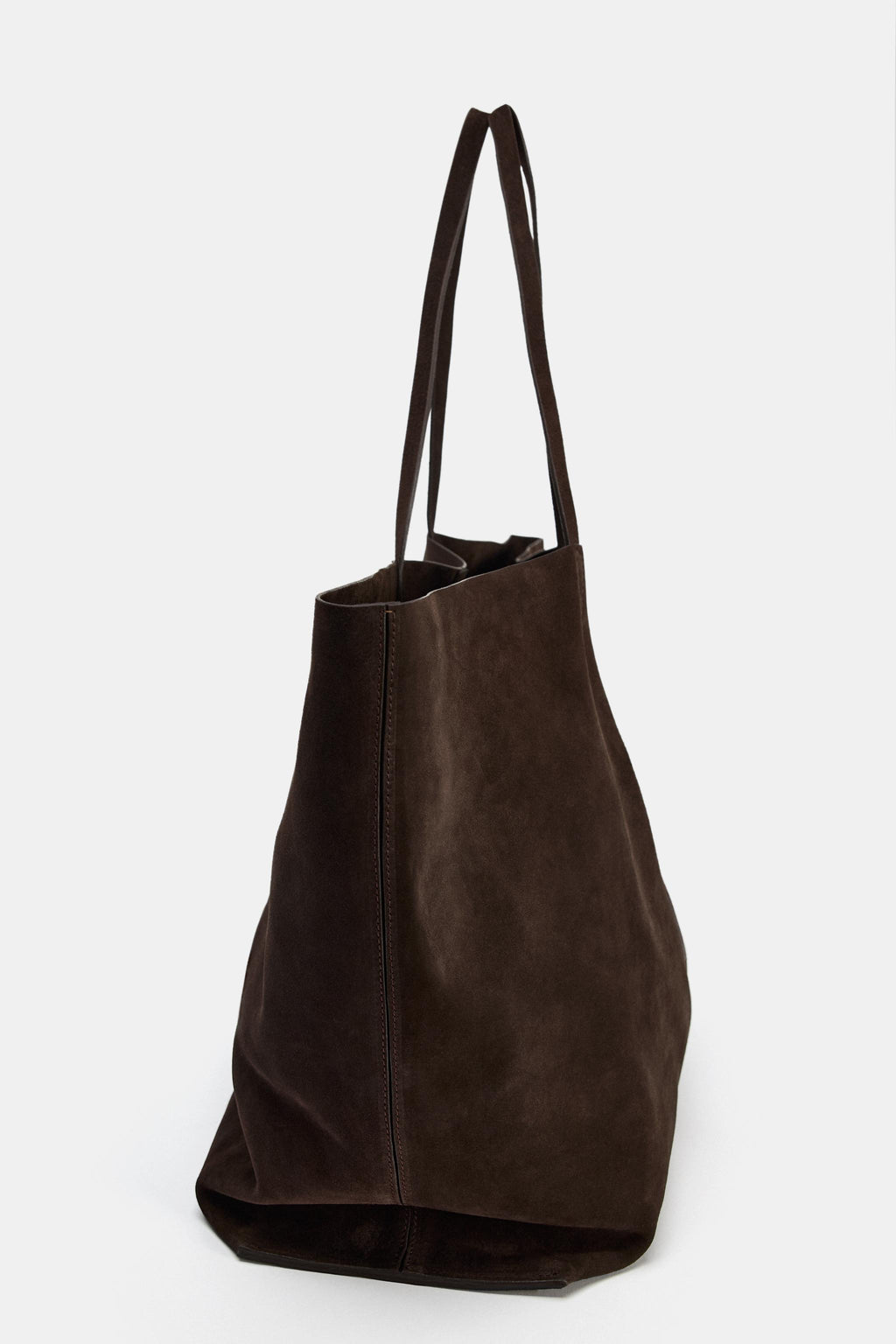 Maxi shopper en croute de cuir