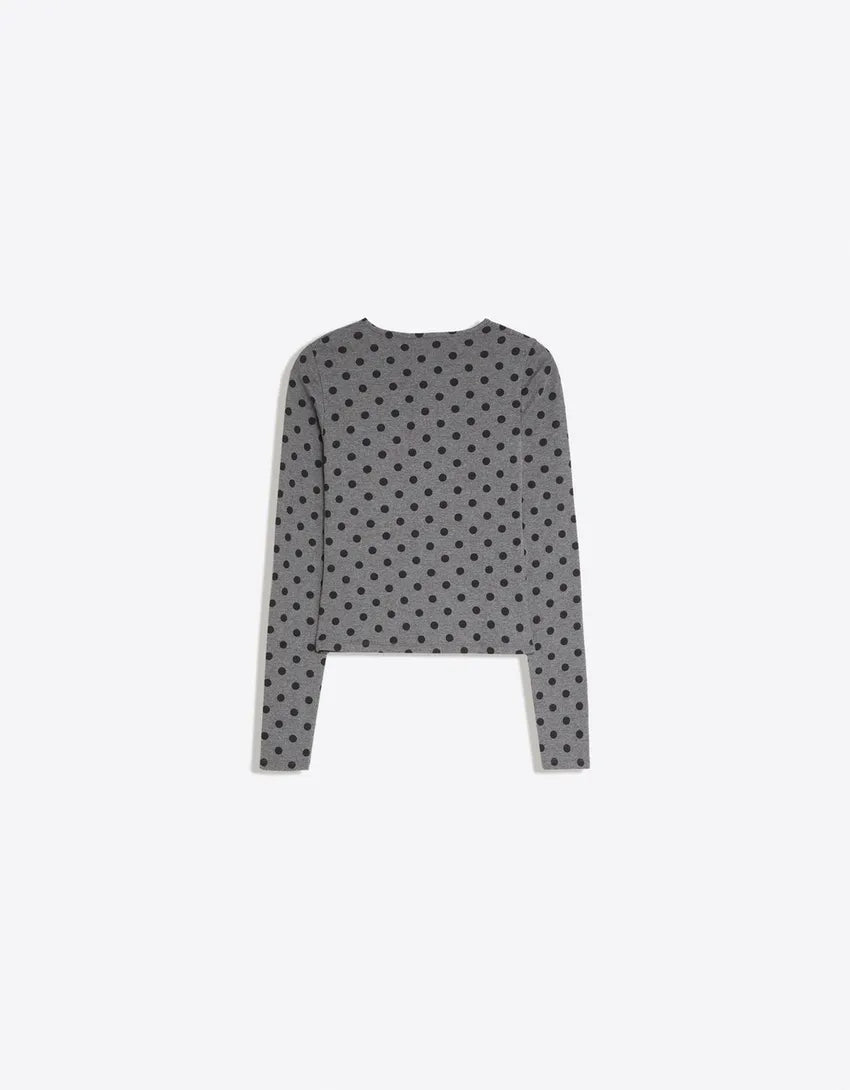 Gilet fendu à l'encolure